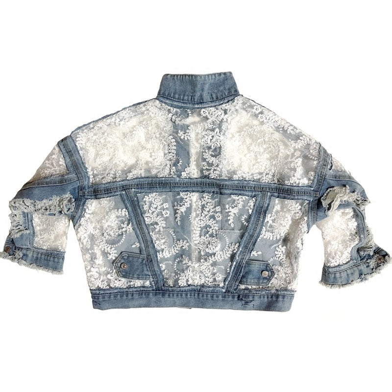 Frayed Edge Denim Jacket
