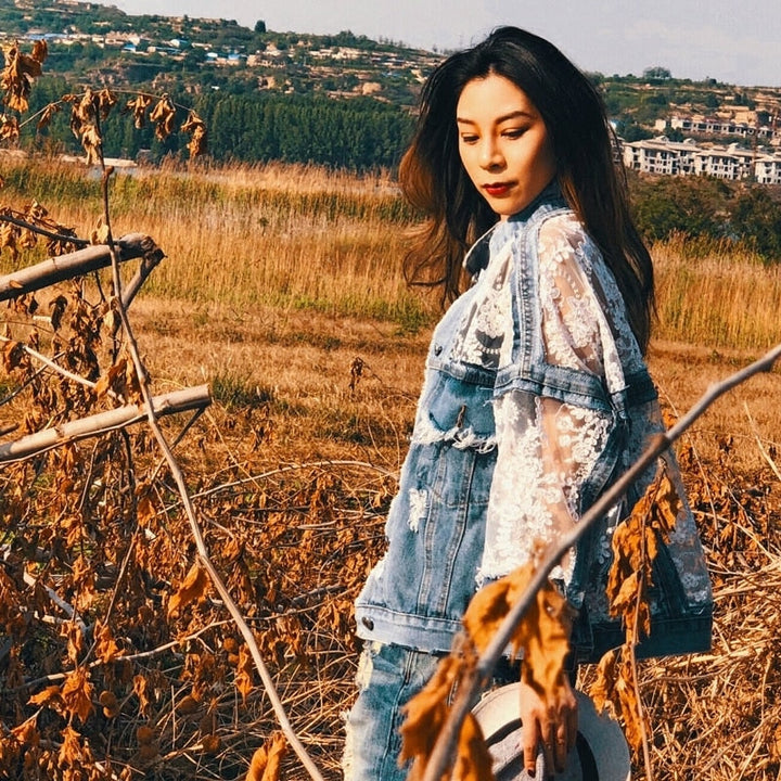 Frayed Edge Denim Jacket