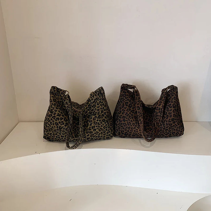 Leopard Print Shoulder Bag