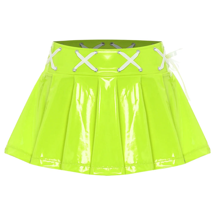 Women's Leather Miniskirt