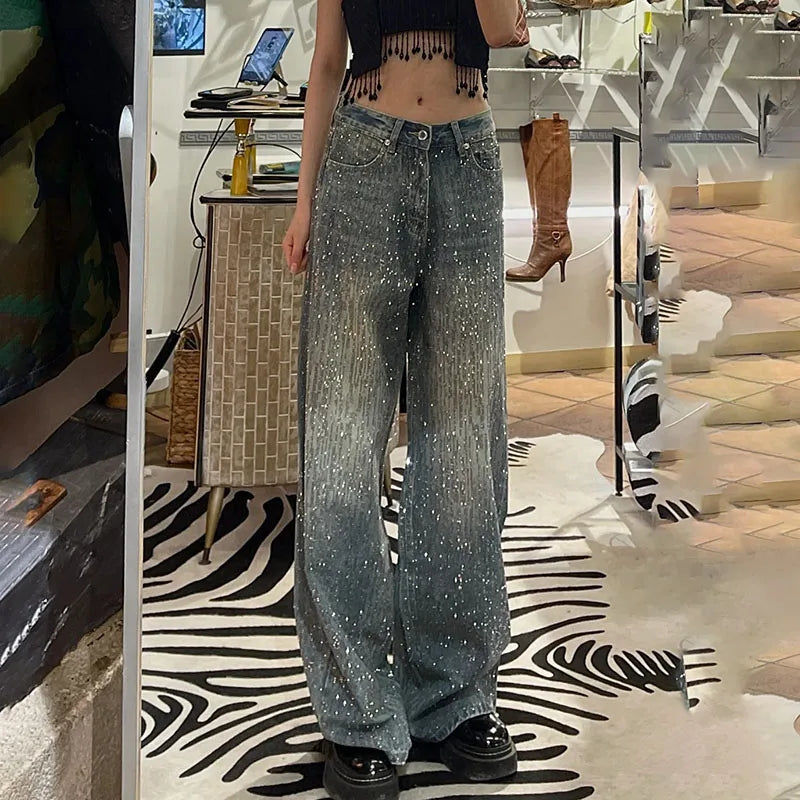 Women’s Star Patchwork Denim Pants