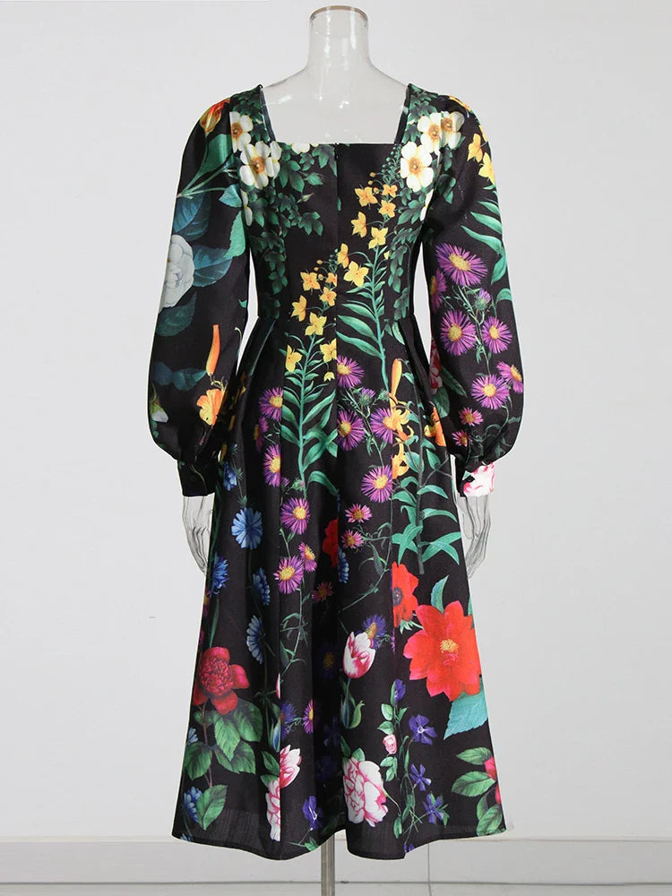 Esmeralda Print Dress