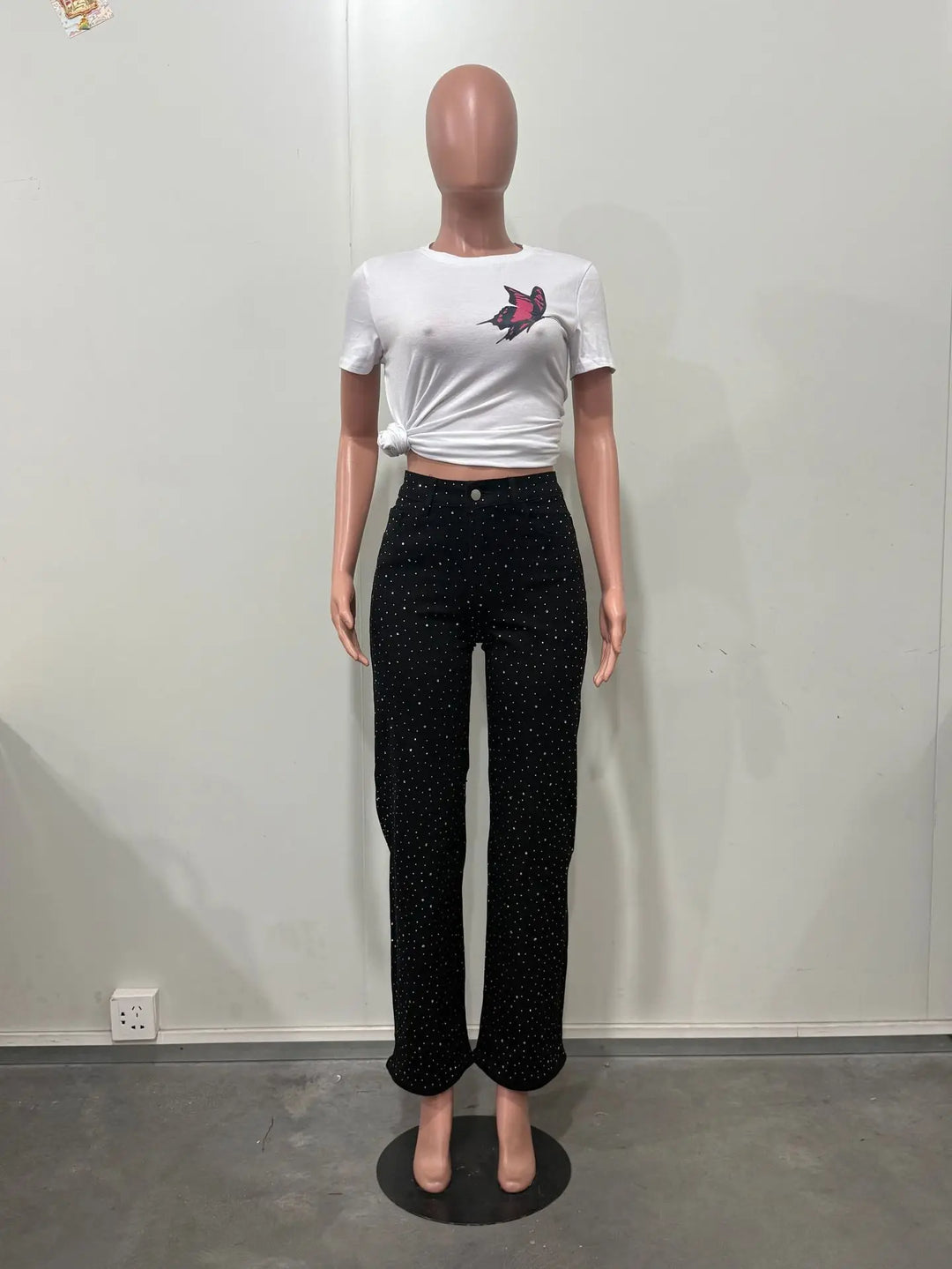 Women’s Rhinestone Denim Jeans