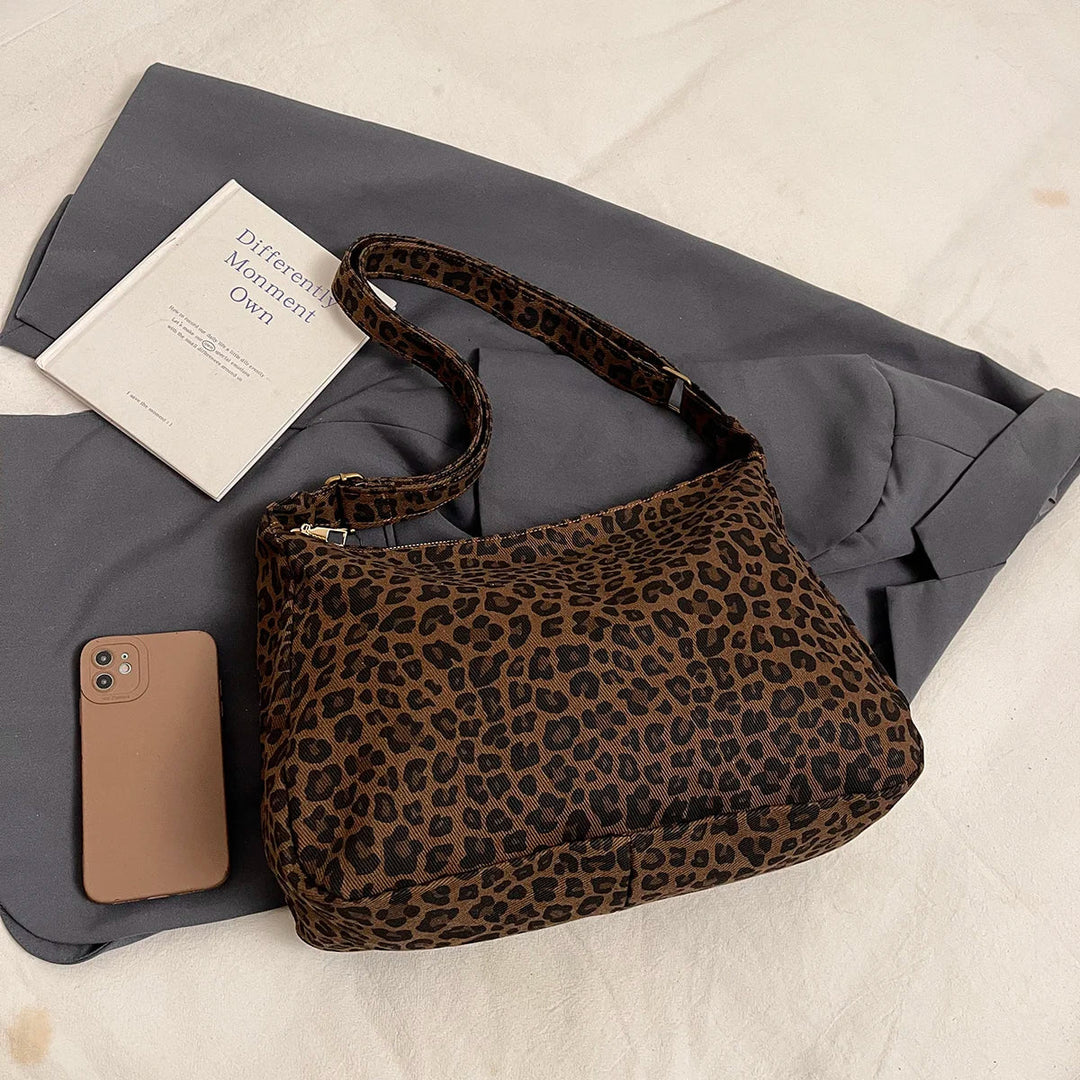 Leopard Print Shoulder Bag