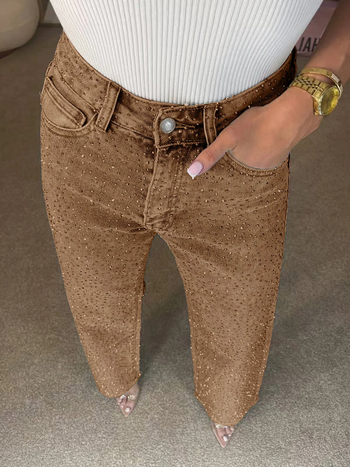 Women’s Rhinestone Denim Jeans