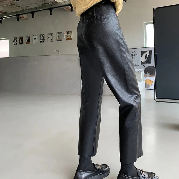 Elegant Leather Pants