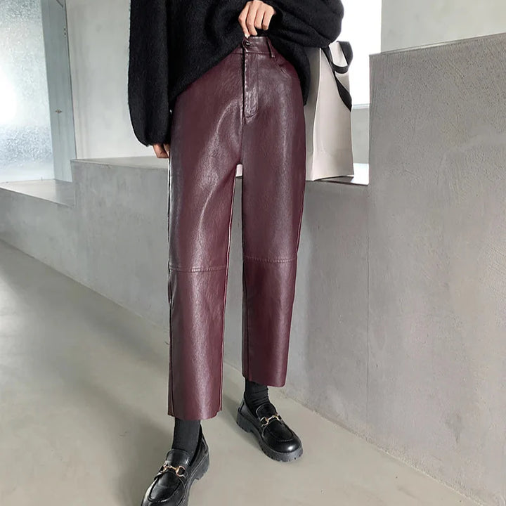 Elegant Leather Pants