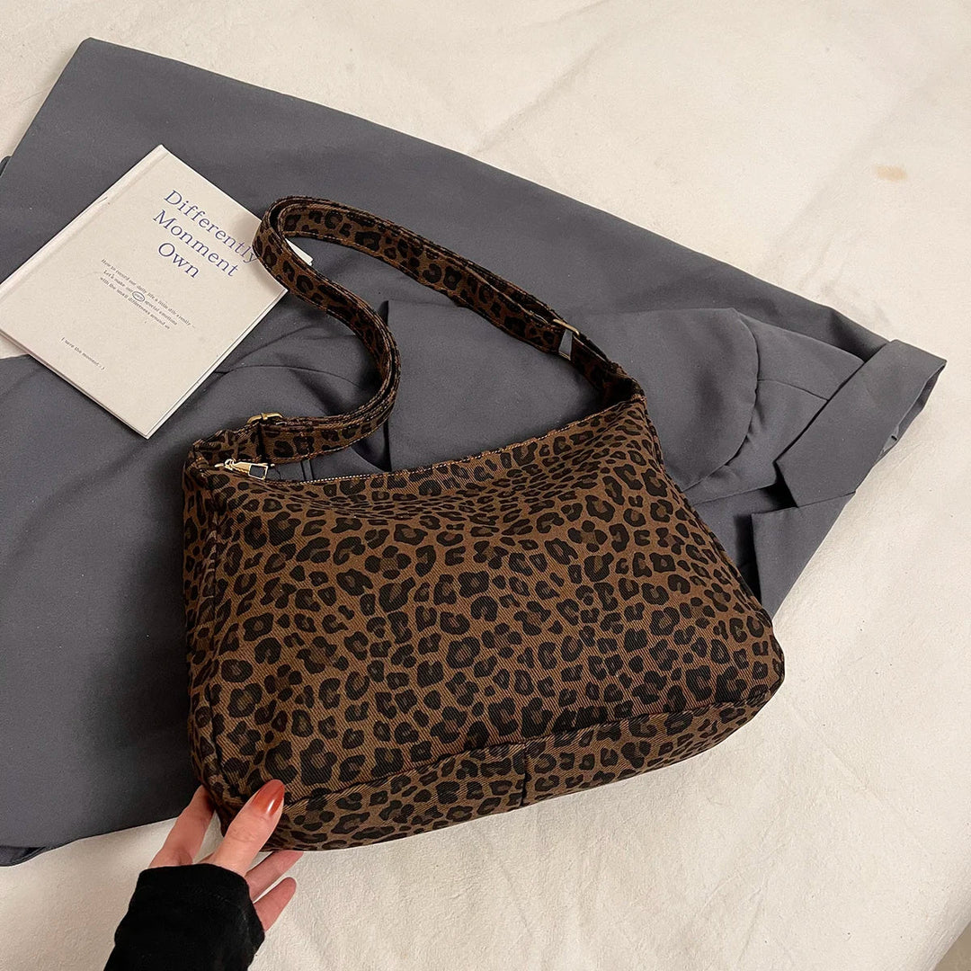 Leopard Print Shoulder Bag