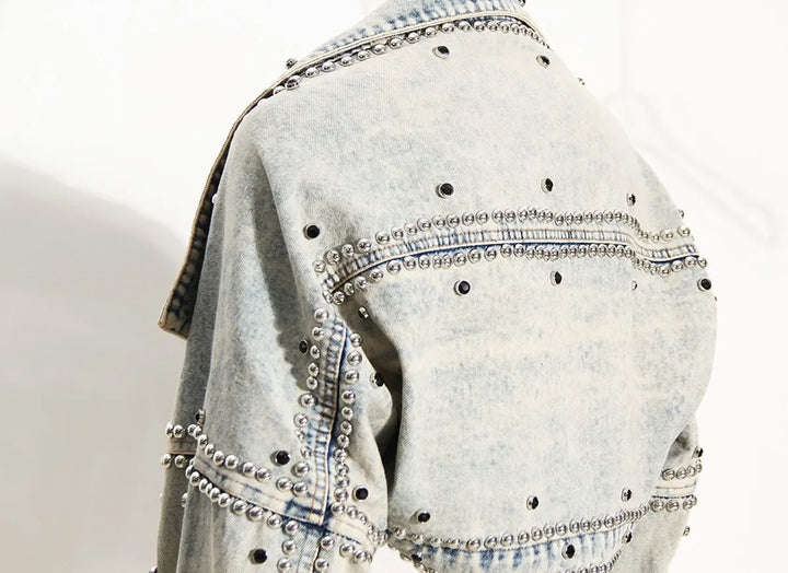 Korean Style Cropped Denim Jacket