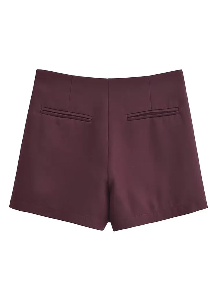 High Waist Spring Skort