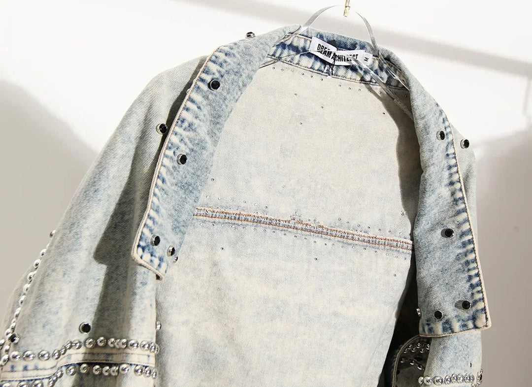 Korean Style Cropped Denim Jacket