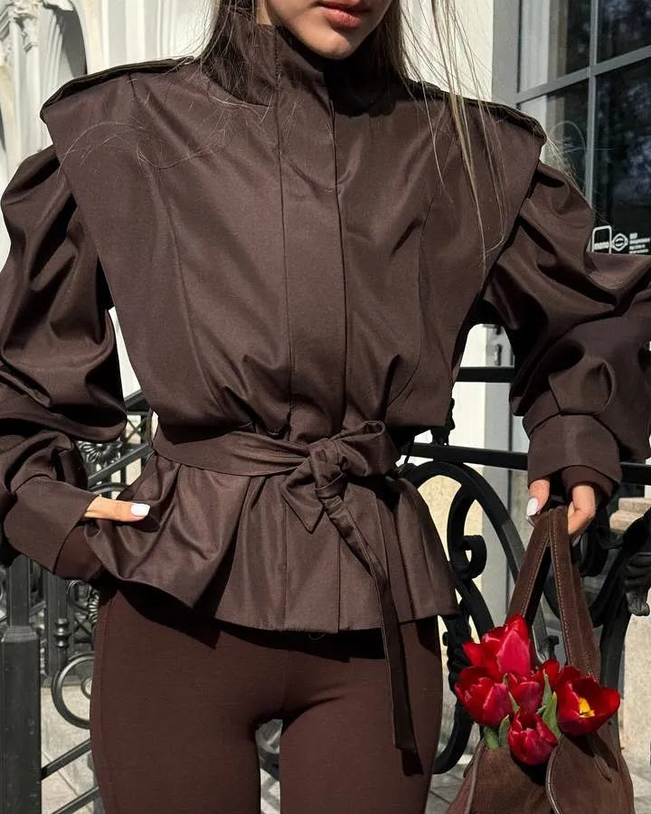 Women’s Cropped Trench Jacket