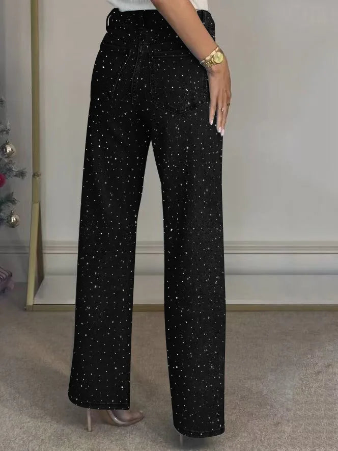 Women’s Rhinestone Denim Jeans