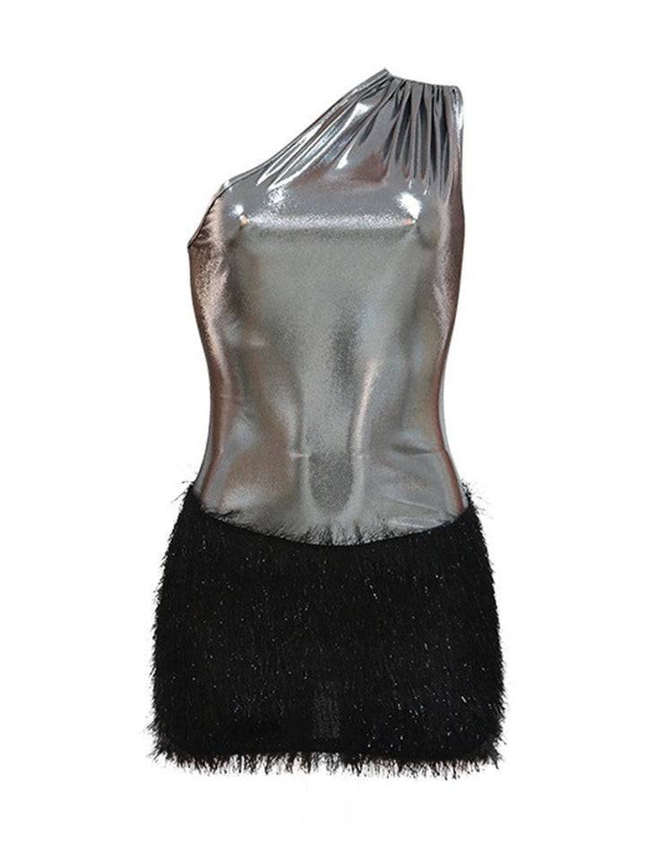 One Shoulder Mini Dress