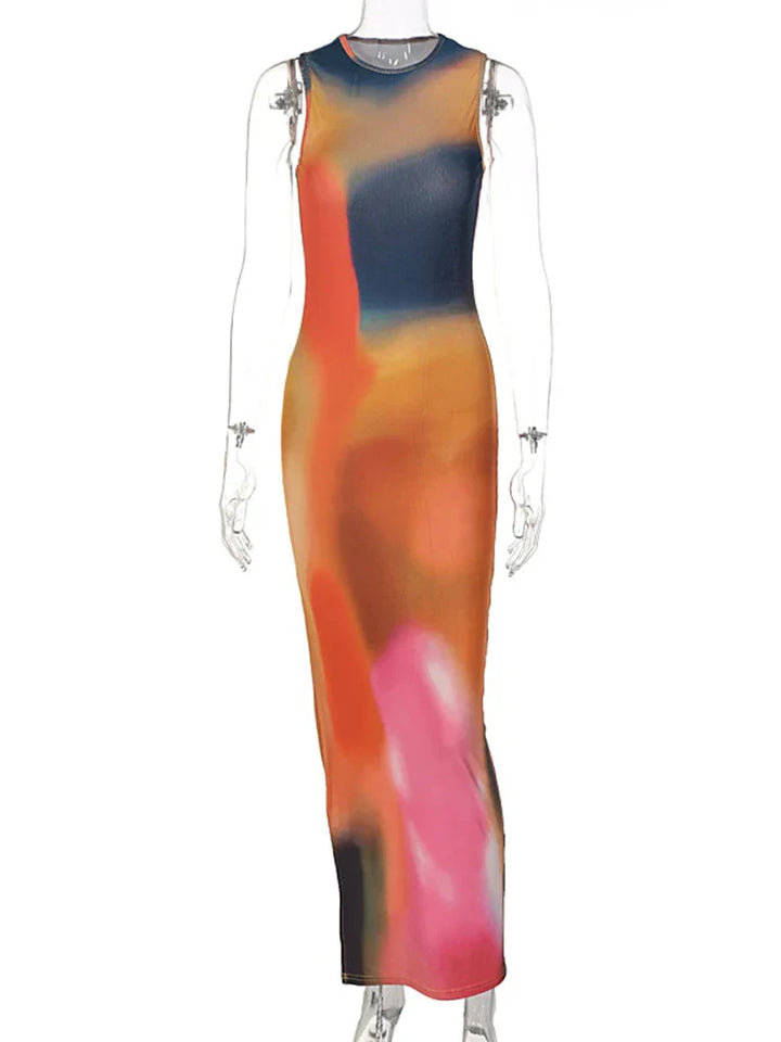Tie Dye Midi Dress