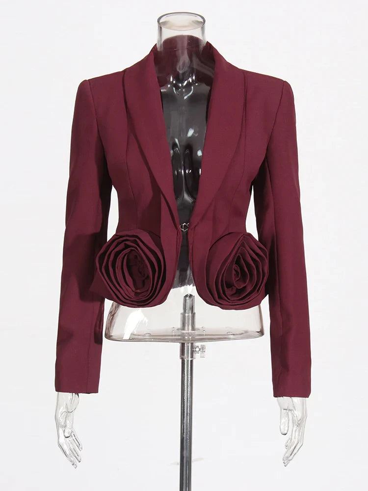 Solid Burgundy Two Piece Set