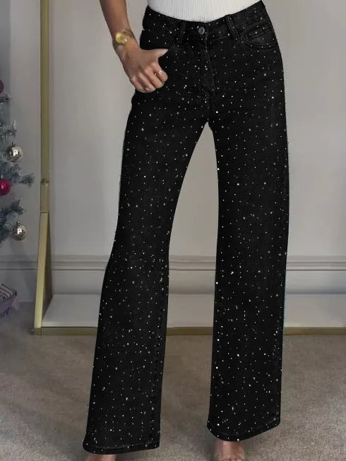 Women’s Rhinestone Denim Jeans