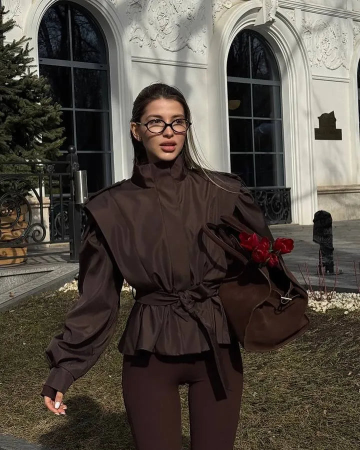 Women’s Cropped Trench Jacket