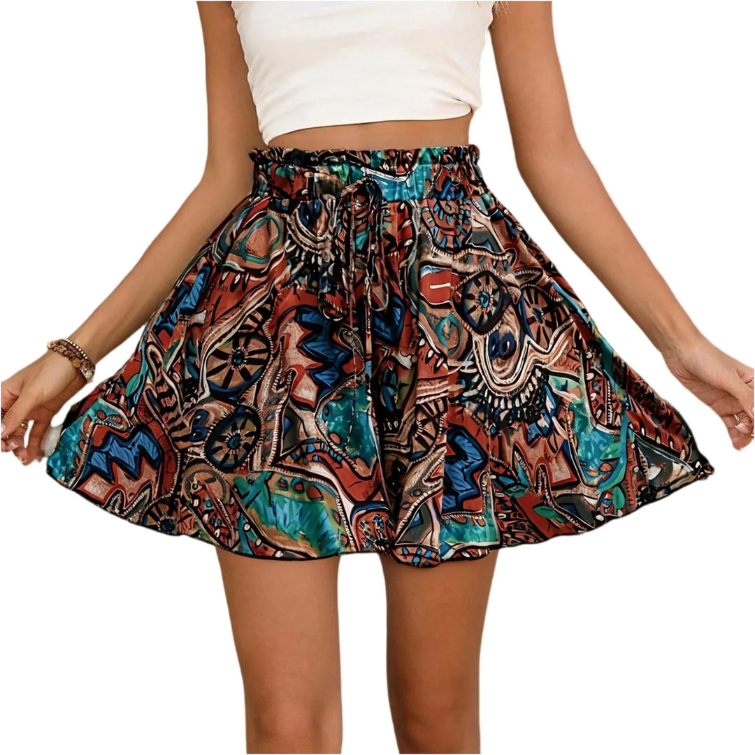 Women’s Boho Drawstring Shorts
