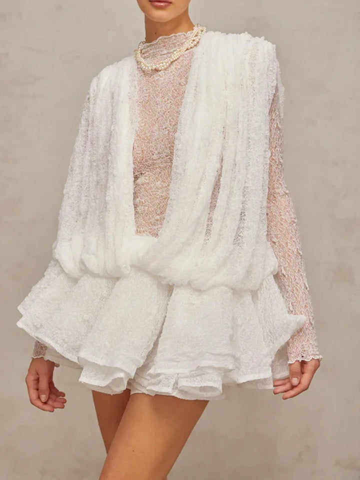 Solid Loose Mini Dress