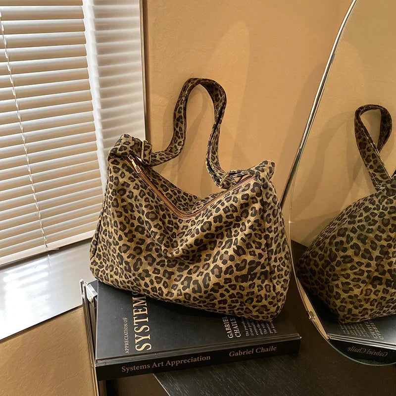 Leopard Print Shoulder Bag
