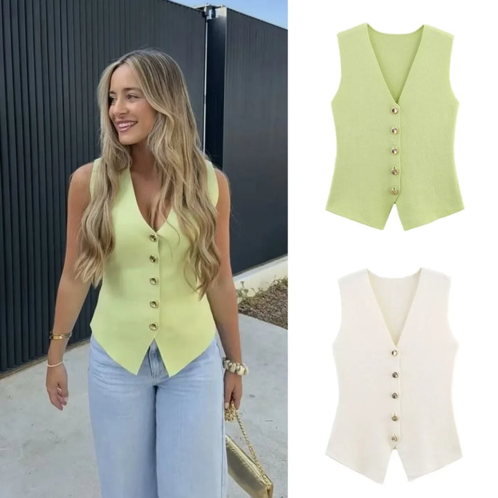 Women’s Sleeveless Knit Vest