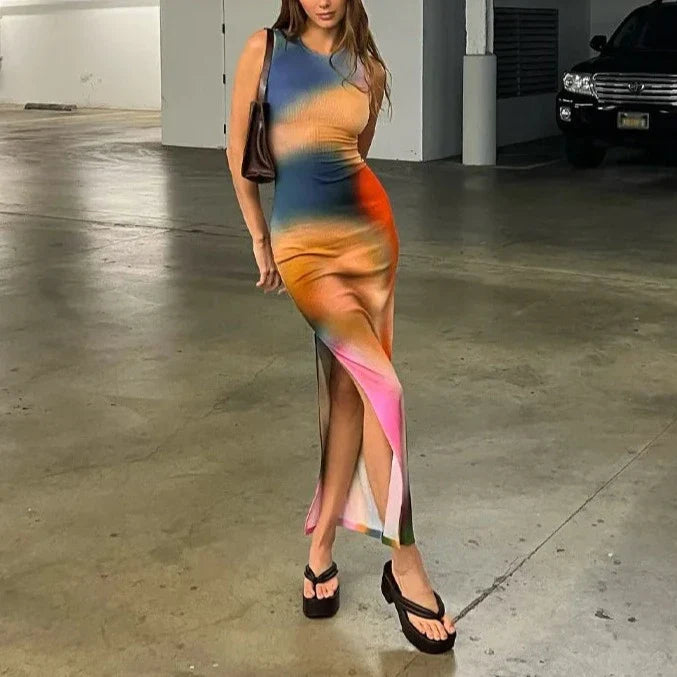 Tie Dye Midi Dress