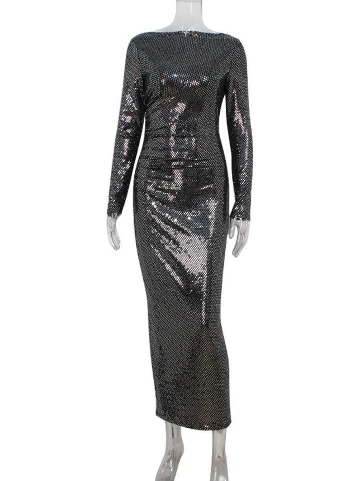 Hilda Sequined Long Dress