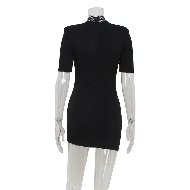 Women’s Lace Patchwork Bodycon Dress