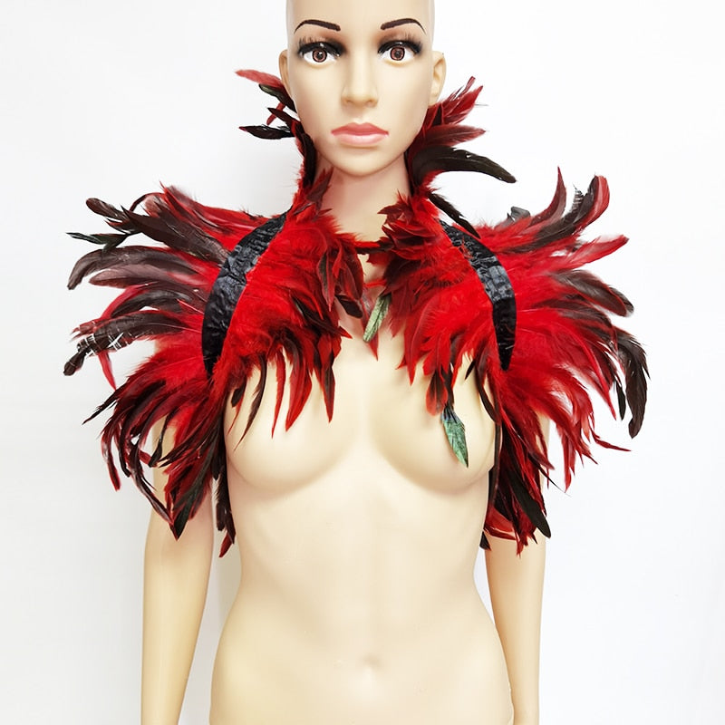 Feather Shoulder Wrap