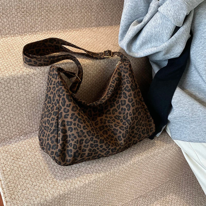 Leopard Print Shoulder Bag