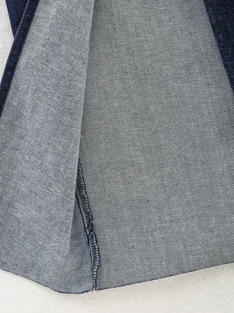 Strapless Denim Dress