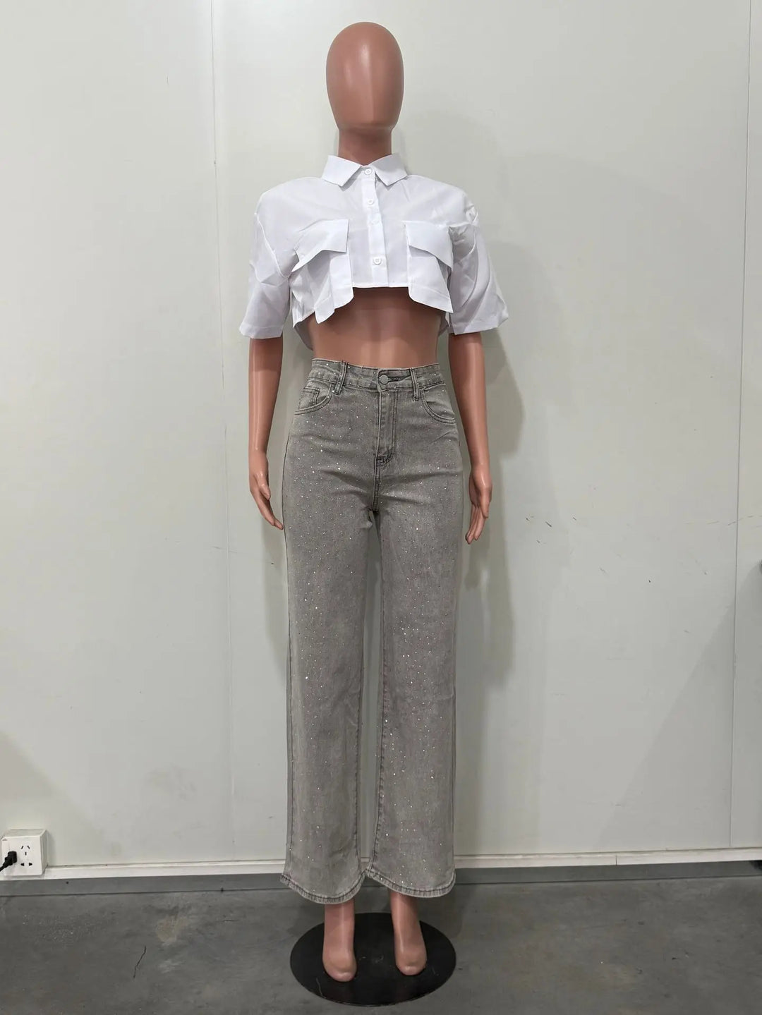 Women’s Rhinestone Denim Jeans