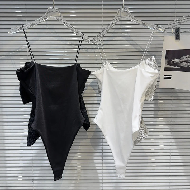 Sequined Big Bow Top