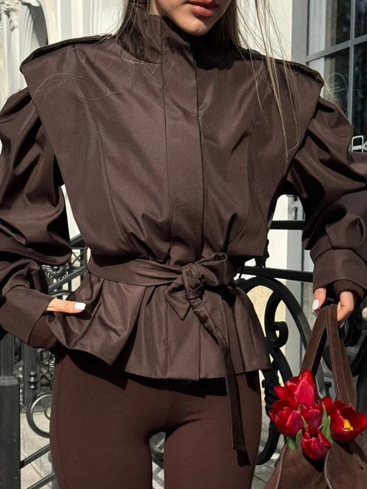 Women’s Cropped Trench Jacket