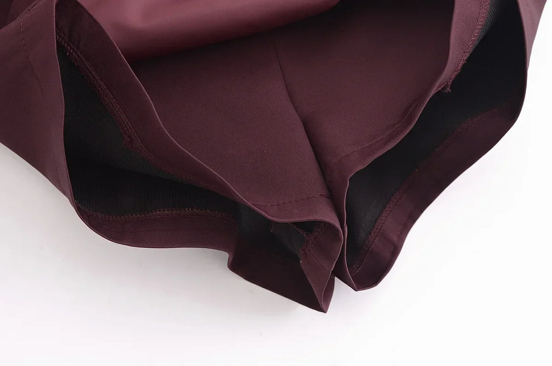 High Waist Spring Skort