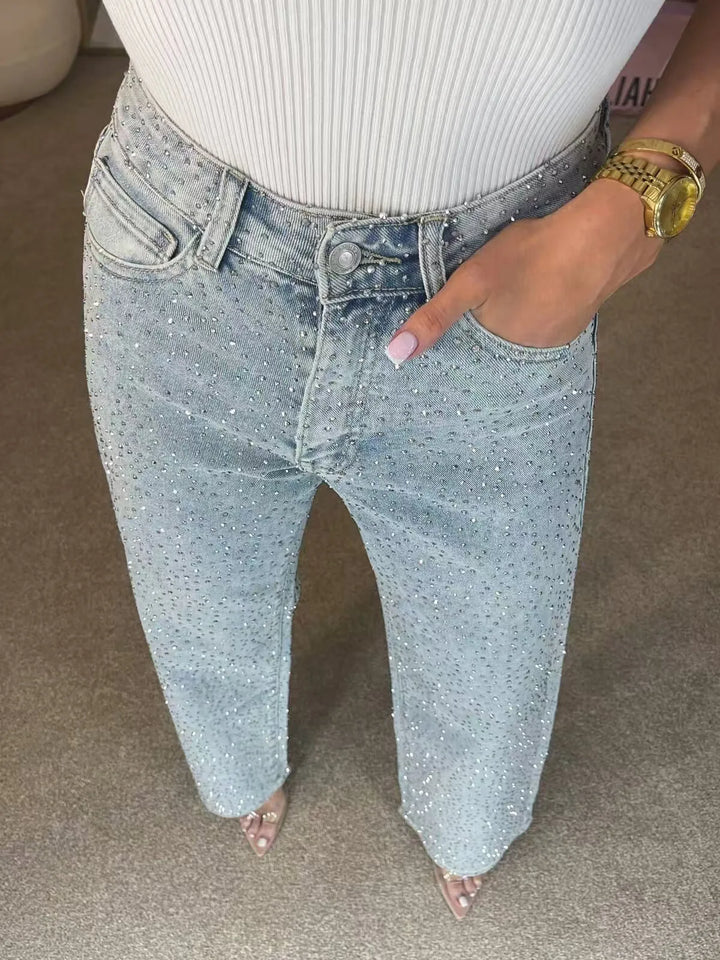 Women’s Rhinestone Denim Jeans