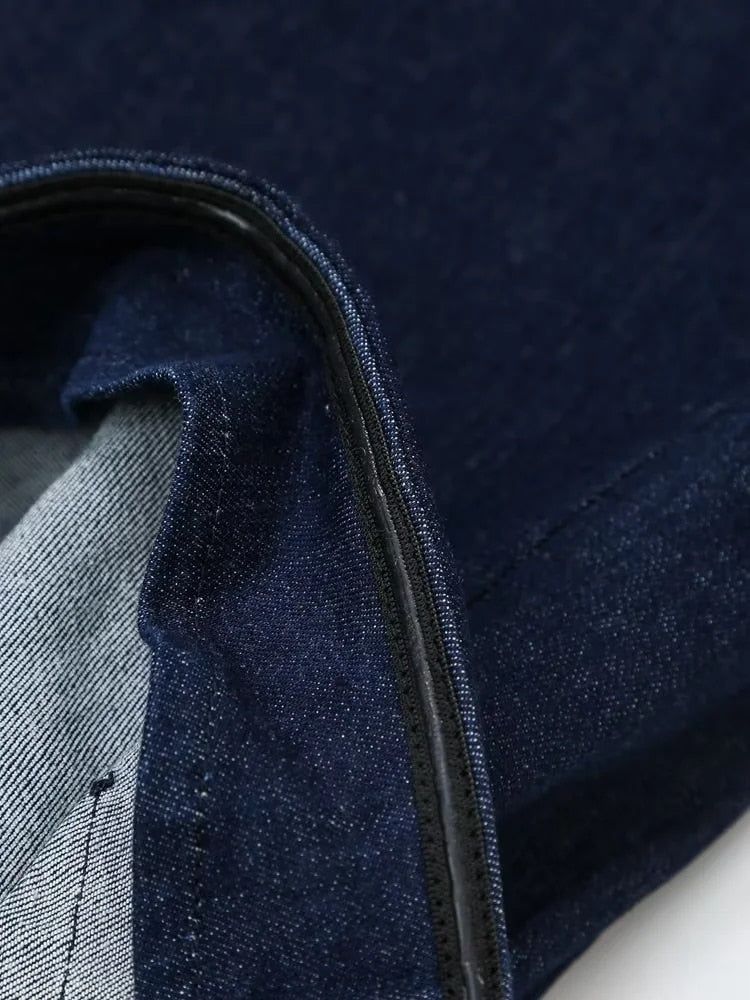 Strapless Denim Dress