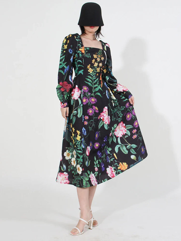 Esmeralda Print Dress