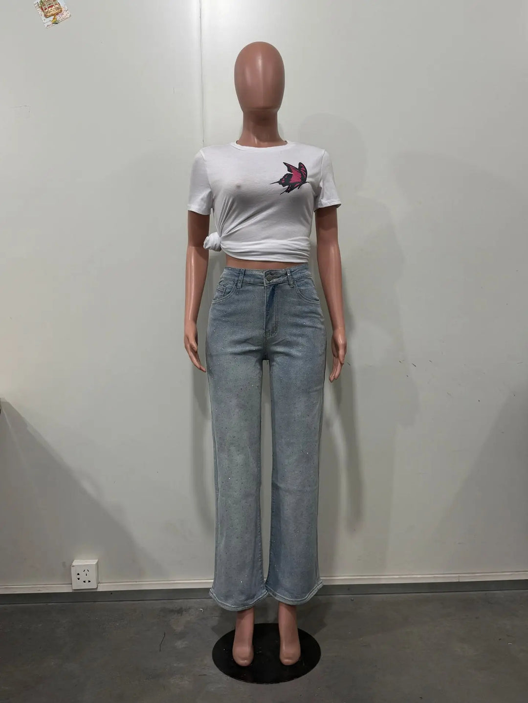 Women’s Rhinestone Denim Jeans