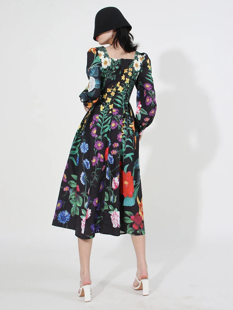 Esmeralda Print Dress