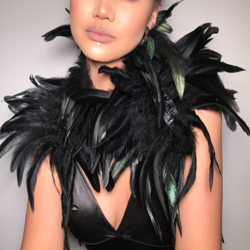 Feather Shoulder Wrap