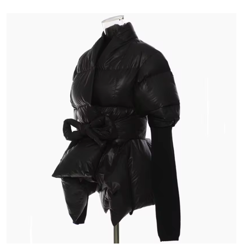 Lace Up Asymmetric Jacket