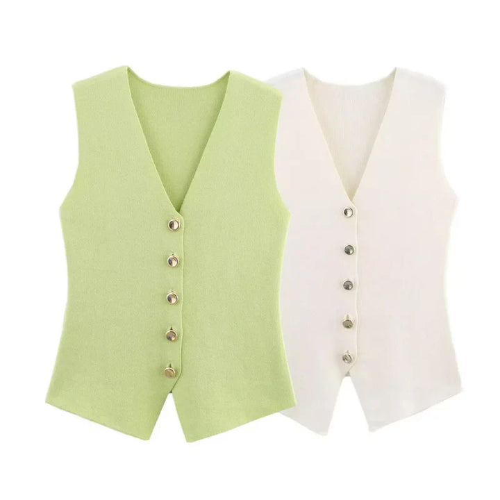 Women’s Sleeveless Knit Vest