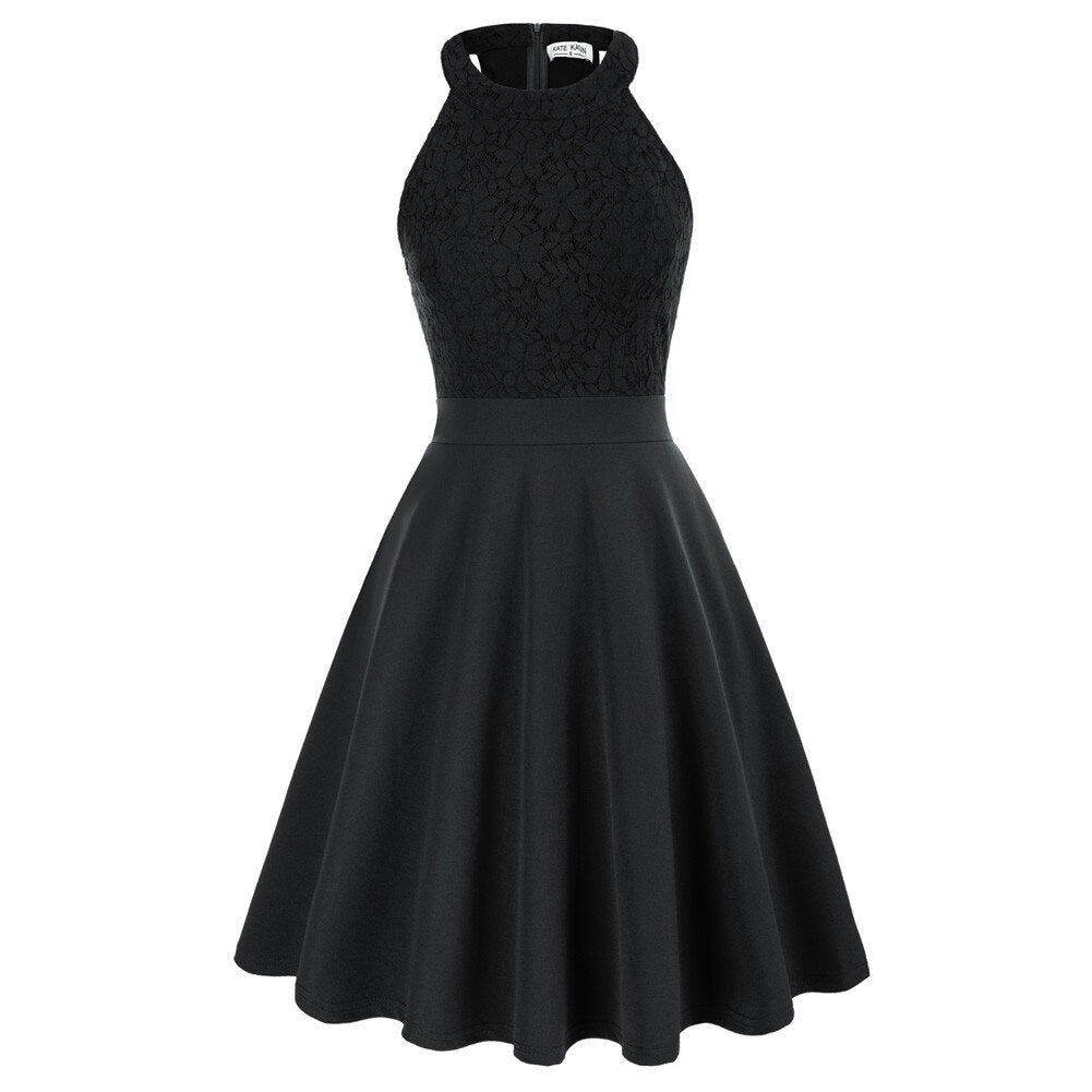 Sleeveless Flared Dress