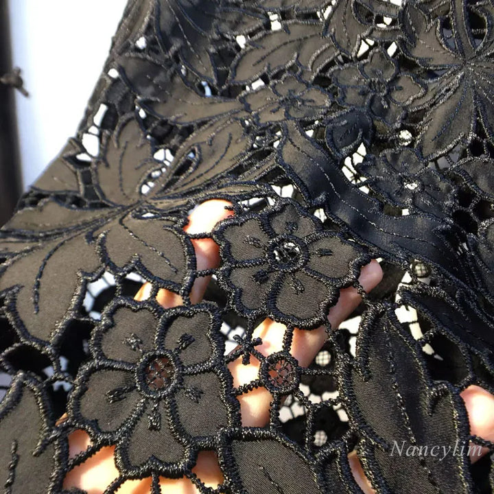 Women’s Lace Patchwork Denim Pants