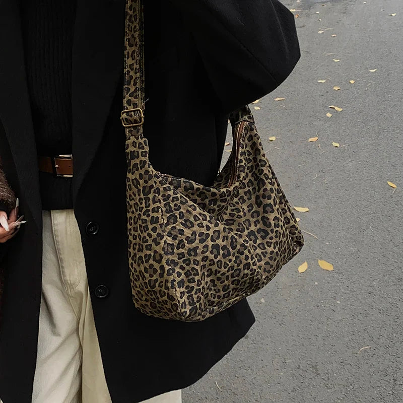 Leopard Print Shoulder Bag