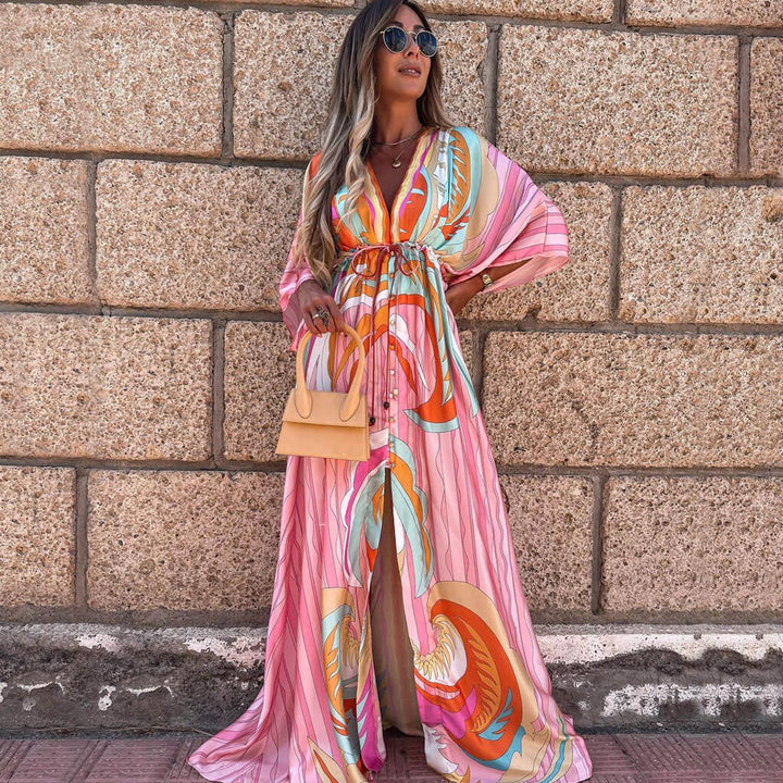 V-Neck Maxi Dress