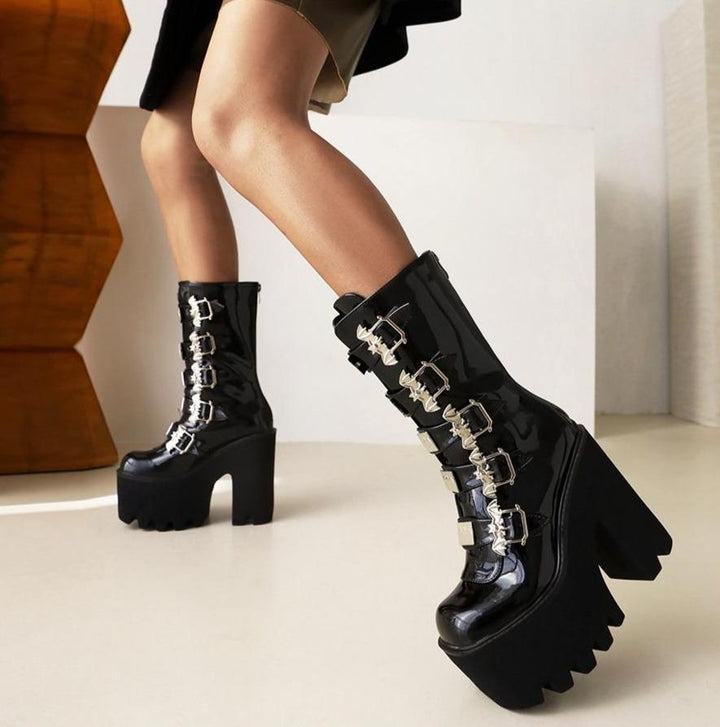 Bat Platform Boots