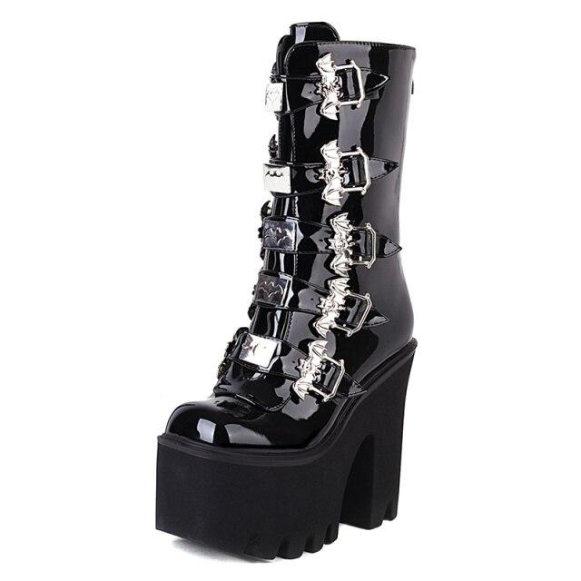 Bat Platform Boots